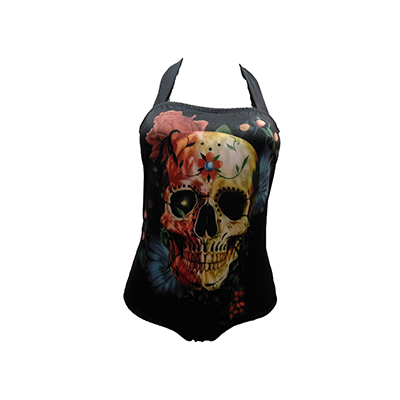 50132 Pillo Traje De Baño Sublimado Cráneos